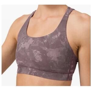 Lululemon Strappy Back Sports Bra Yoga Pilates Gym Athleisure Sz 6